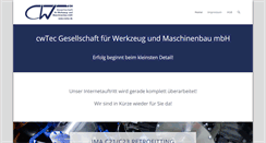 Desktop Screenshot of cwtec.de